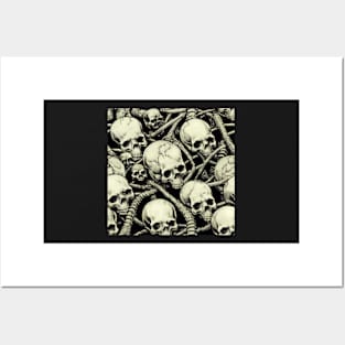 Skulls, skulls, skulls! Model 1 Posters and Art